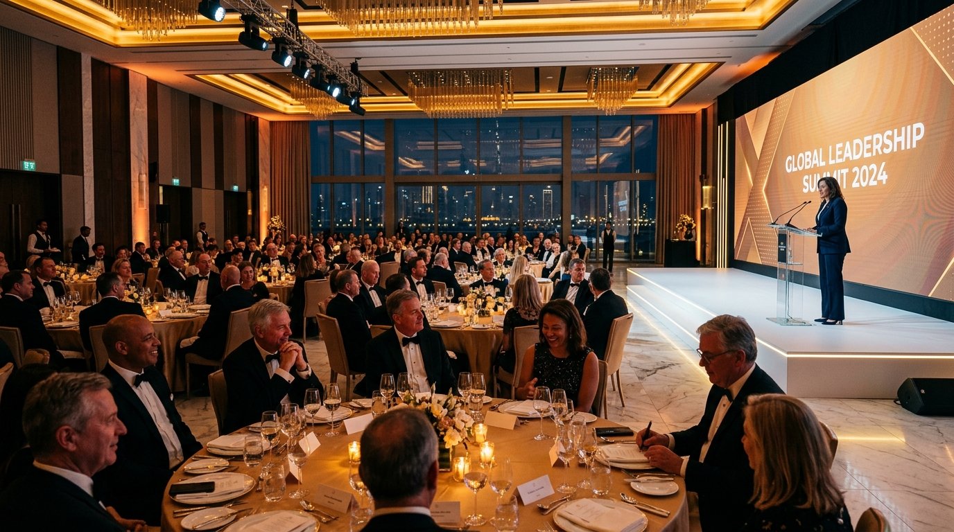 Exclusive private business summit and executive gala keynote in Dubai